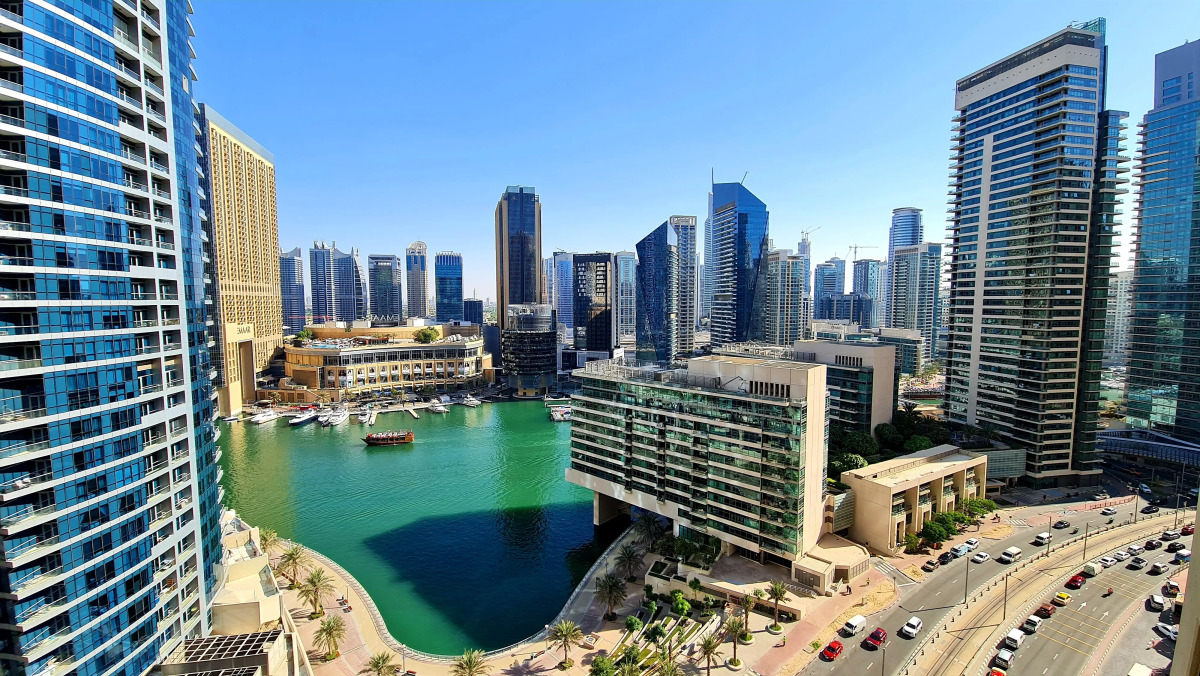 Апартаменты Marco Polo - High-rise 1BR Apt with Amazing Marina Views