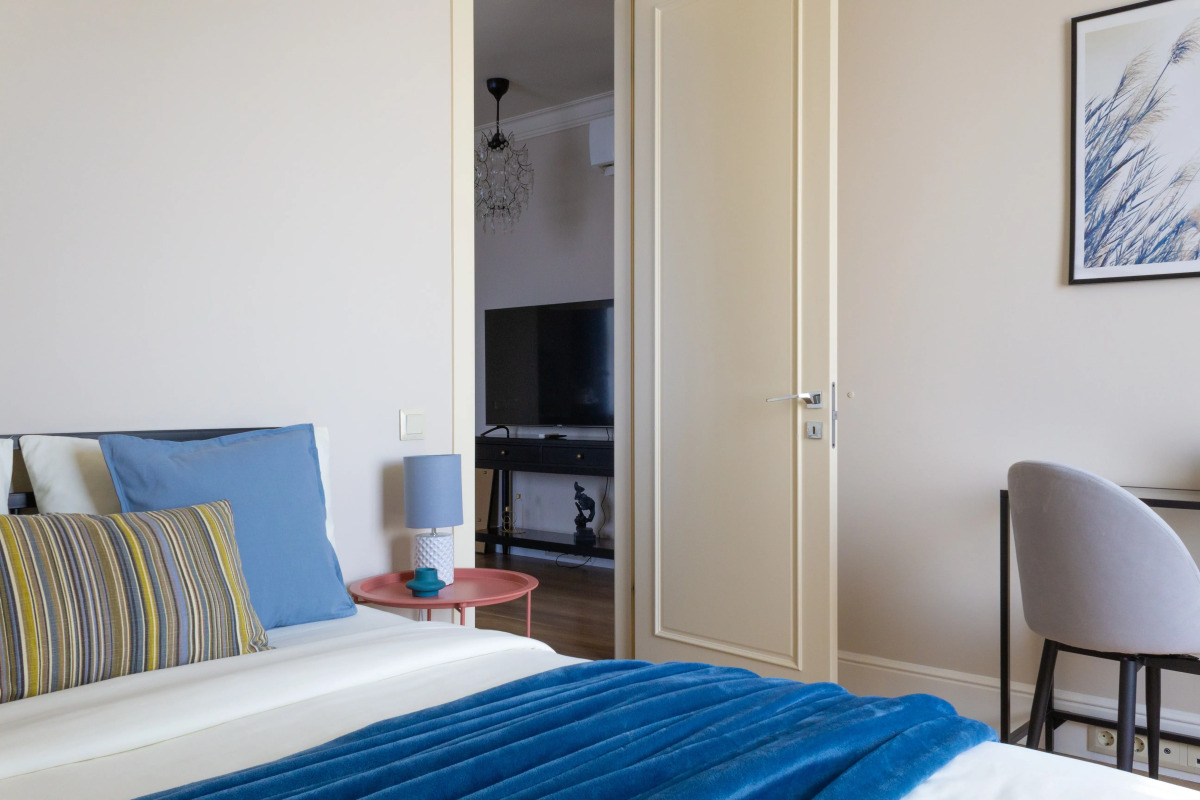 Квартира Moscow Deluxe Apartments Family Suite City View