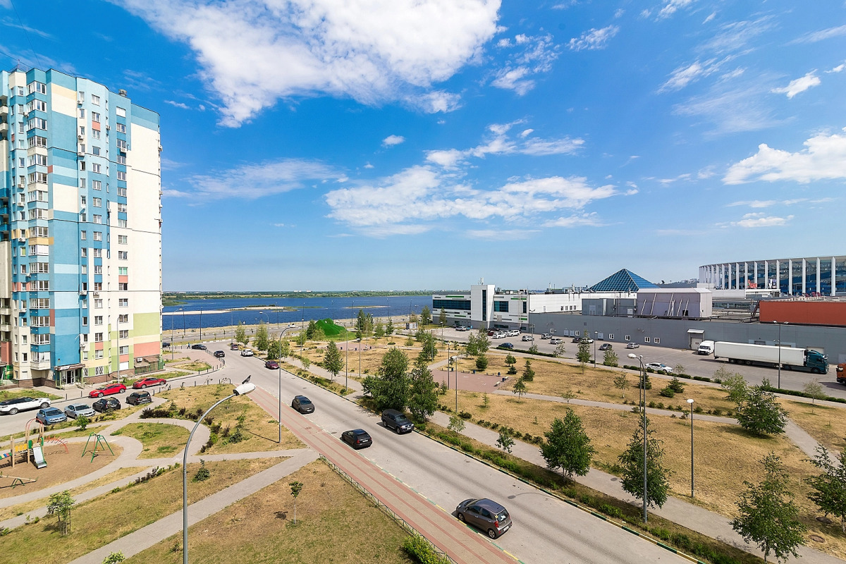 Апартаменты на Волжской набережной 26, с видом на Волгу. м.Стрелка. Сова-Дом