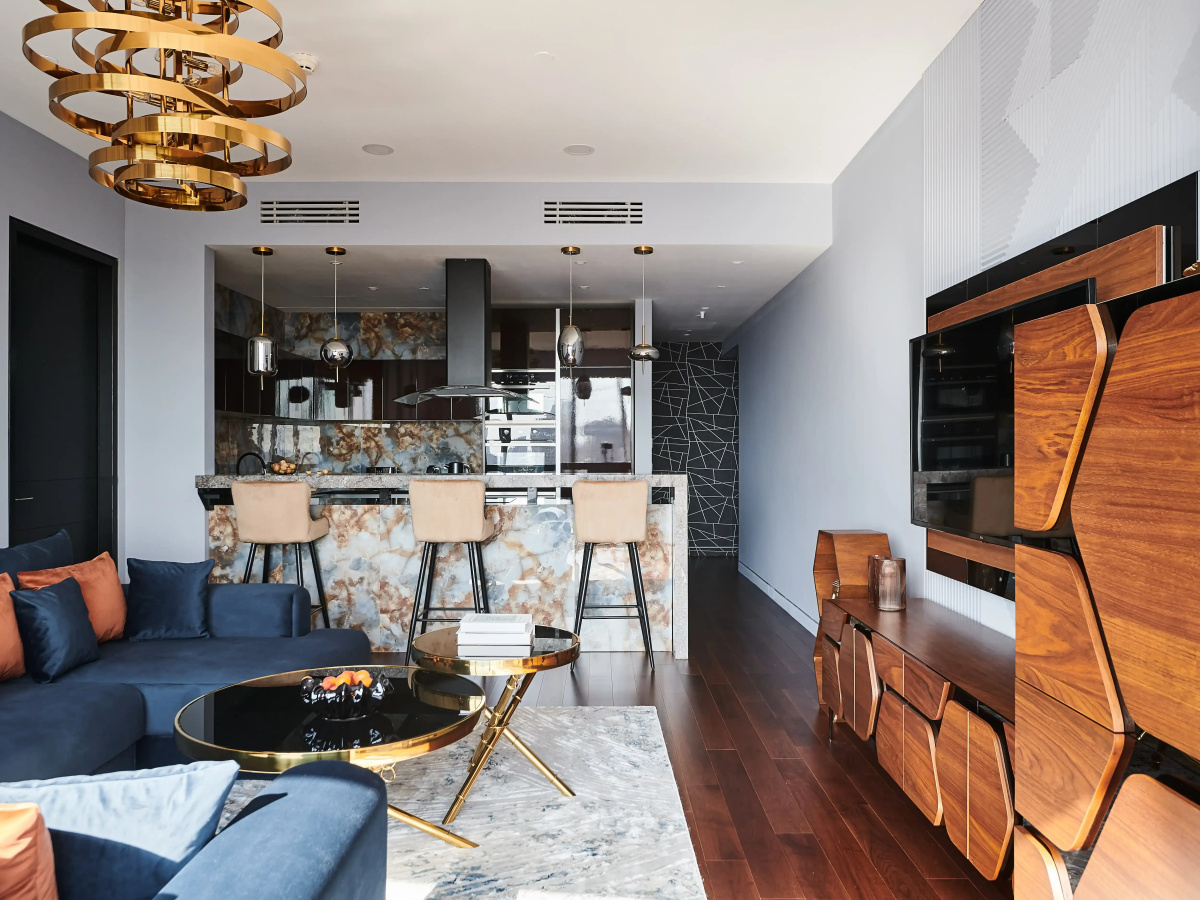 Квартира GM Apartments Шикарная Двушка в Москва Сити в Башне Око