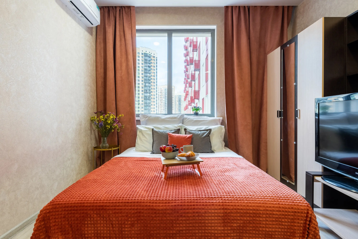 Апартаменты Гости Любят у метро Рассказовка Терракотовая