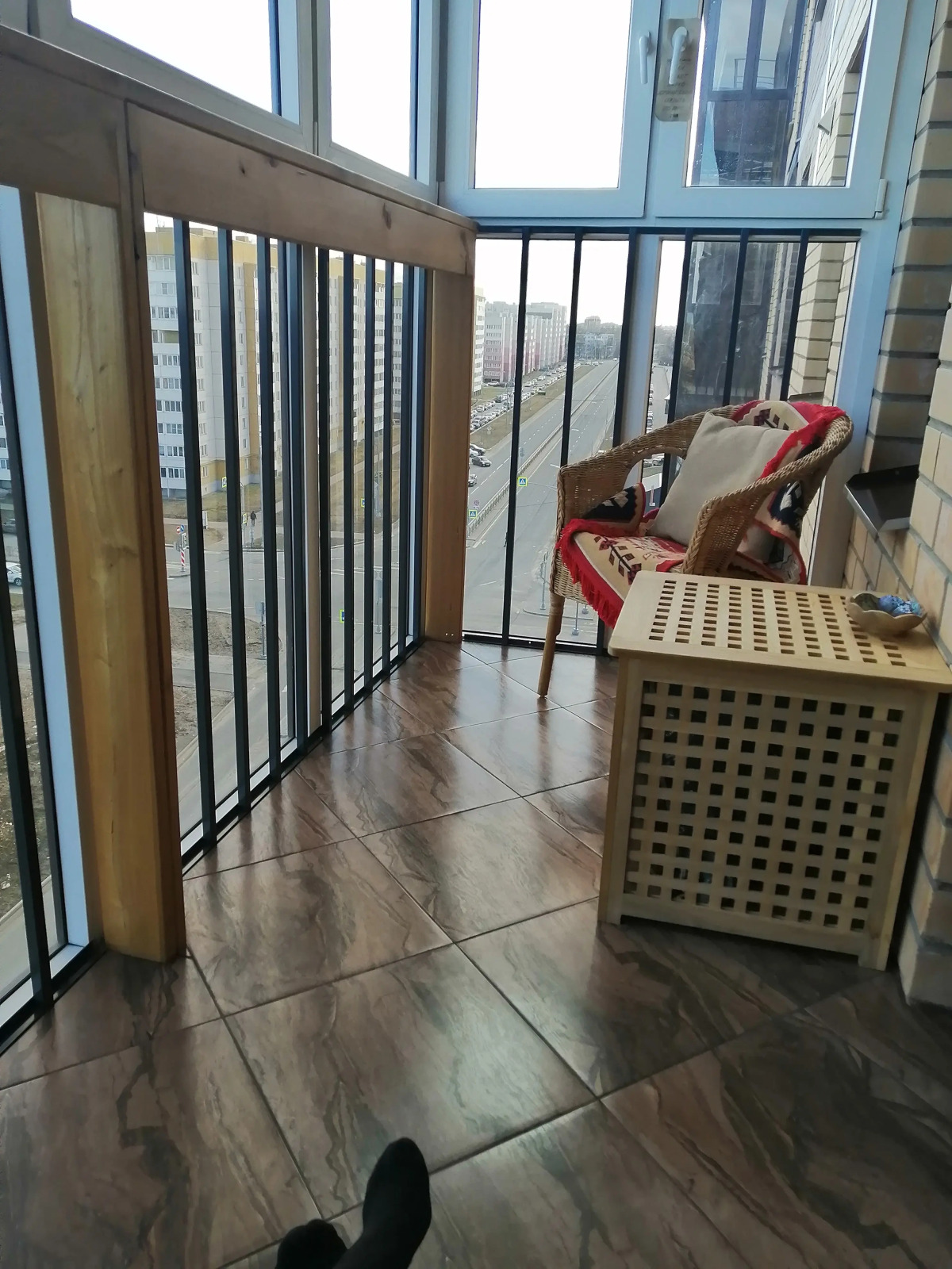 Квартира Студия с видом на город