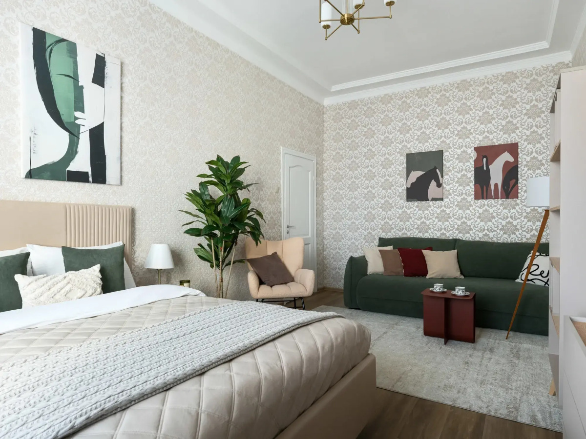 Квартира GM Apartments Легендарная Двушка на Тверской у Садово-Триумфального Сквера