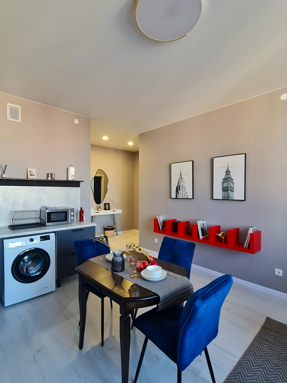 Квартира Яркая, свежая квартира в новом жилом комплексе Федерация