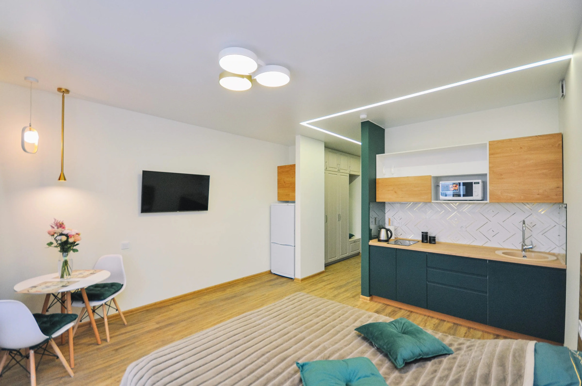 Апартаменты с джакузи у метро на набережной