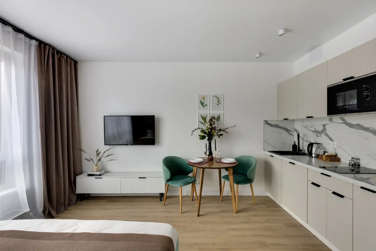 Квартира Уютная дизайнерская студия у метро Аминьевская