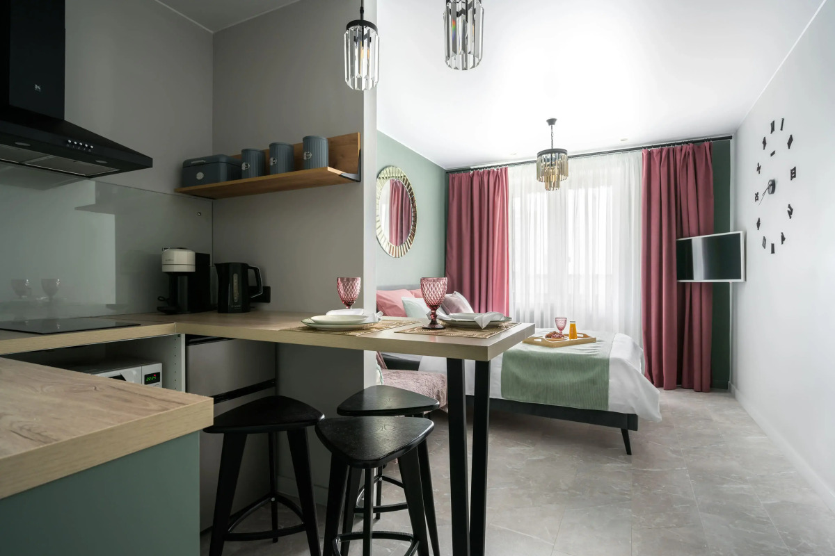 Апартаменты в Лыжном переулке рядом с Васильевским островом