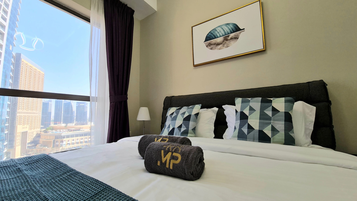 Апартаменты Marco Polo - High-rise 1BR Apt with Amazing Marina Views