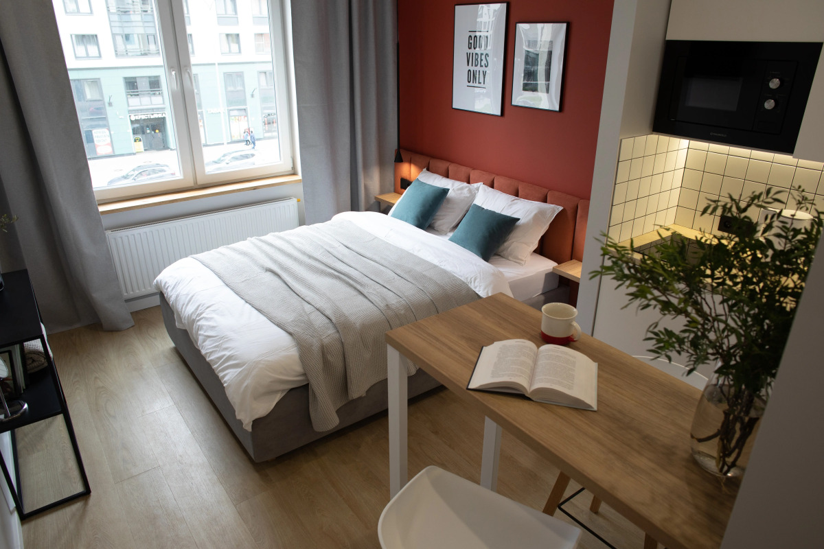 Апартаменты Квартира-студия в ЖК ART Kvartal Фрунзенская