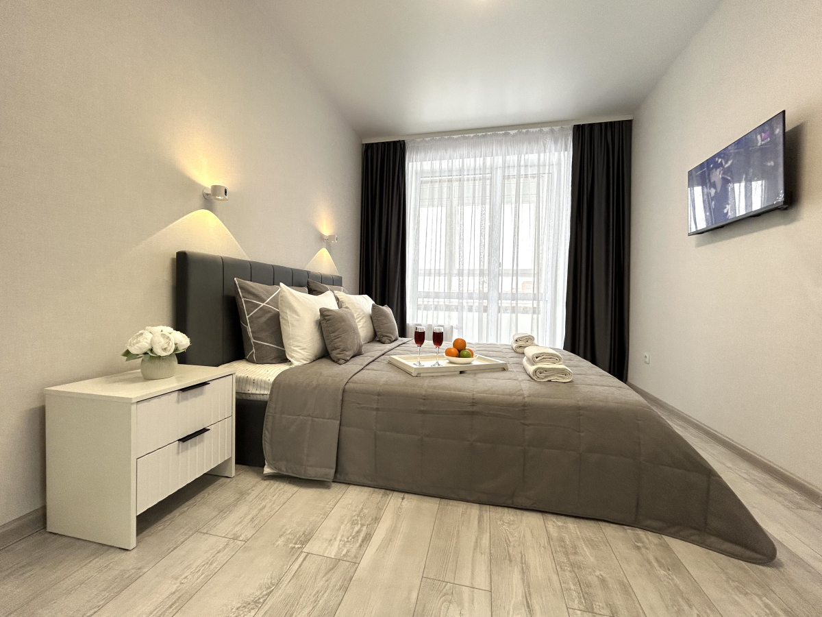 Апартаменты FSF Уютная Евродвушка в Цветах Башкирии (Мега, М5, аэропорт)