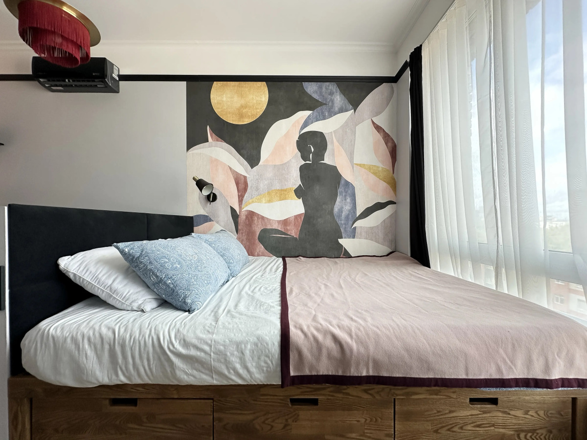 Квартира Диван-Кровать с видом на Москва-Сити