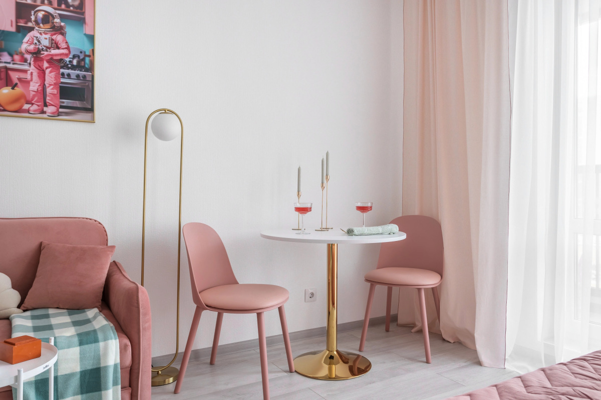 Квартира 50 Оттенков Розового