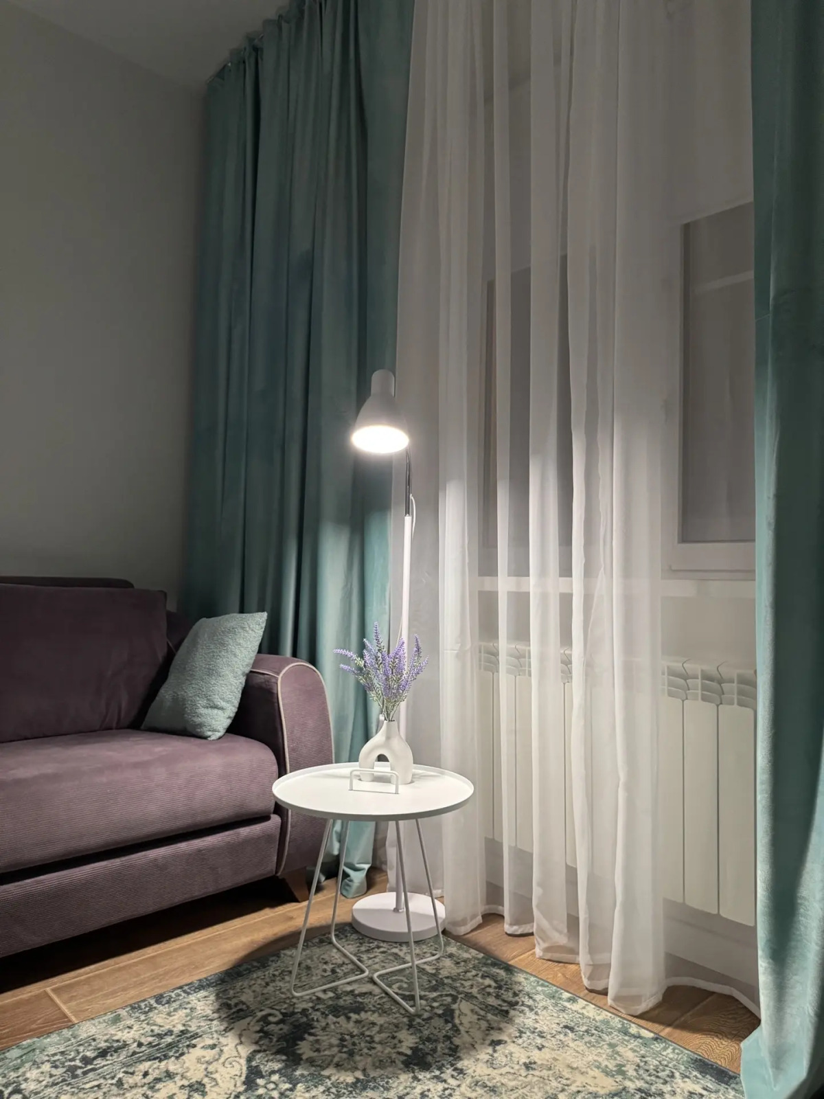 Квартиры "Пижама": 1-к «Лиловая мята» на Аллее Героев