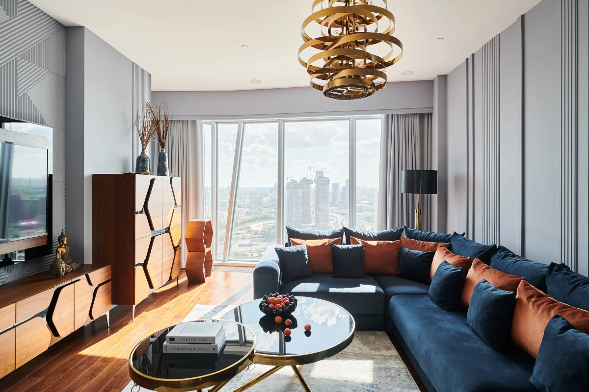 Квартира GM Apartments Шикарная Двушка в Москва Сити в Башне Око