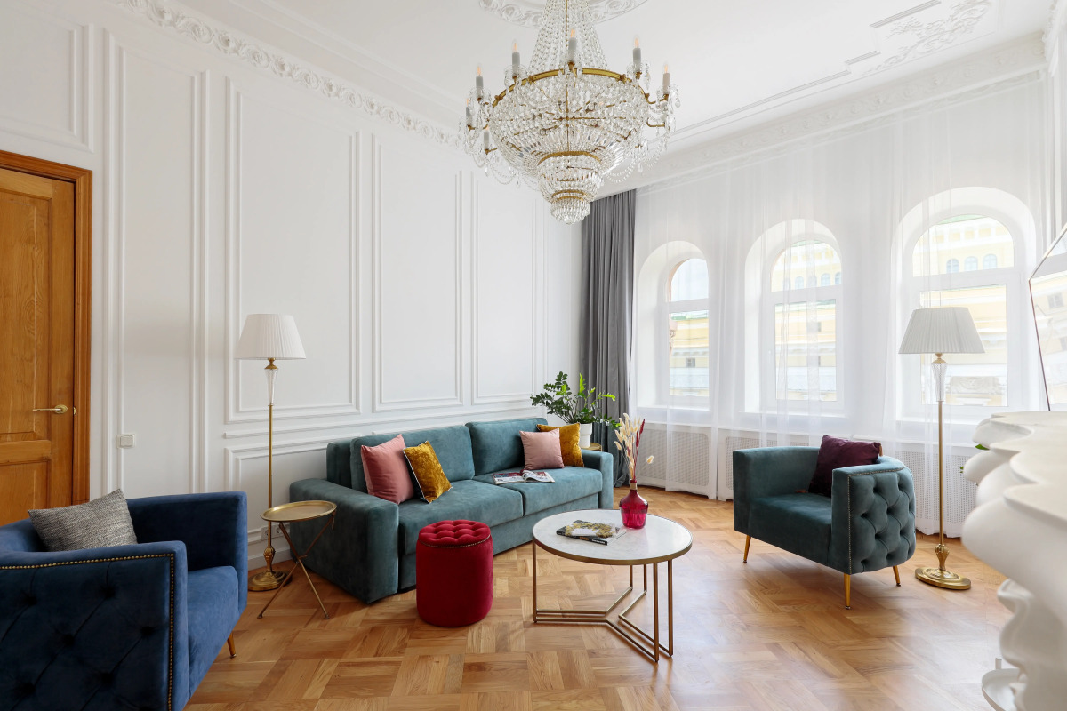 Апартаменты Minin Apartments с видом на Александринский Театр 130 кв.м.