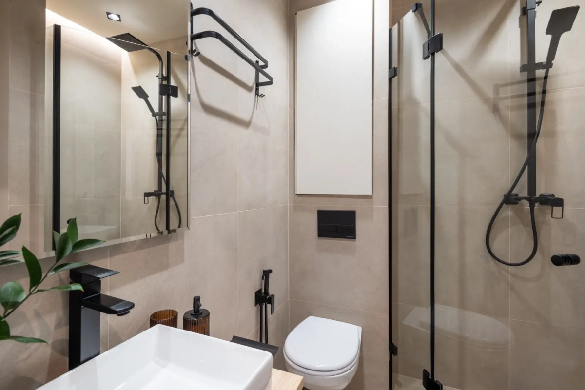 Квартира Студия серая