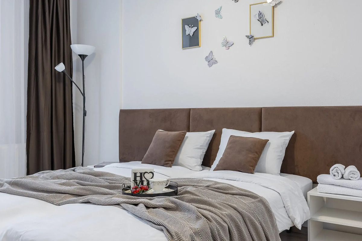 Квартира Уютная евро-однушка с модульными спальными местами