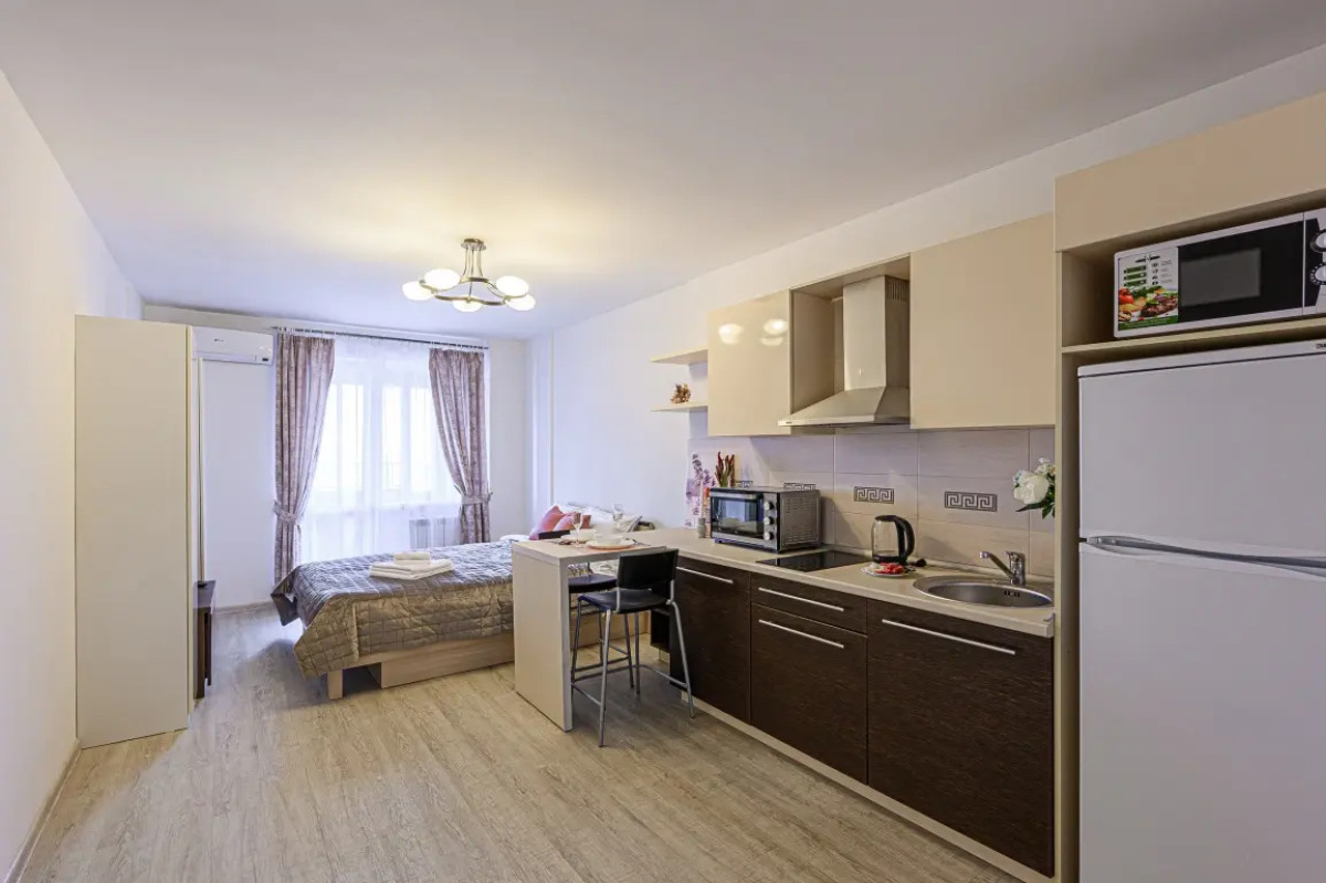 Апартаменты для 2 гостей на Покатной 130/1 на 15 этаже