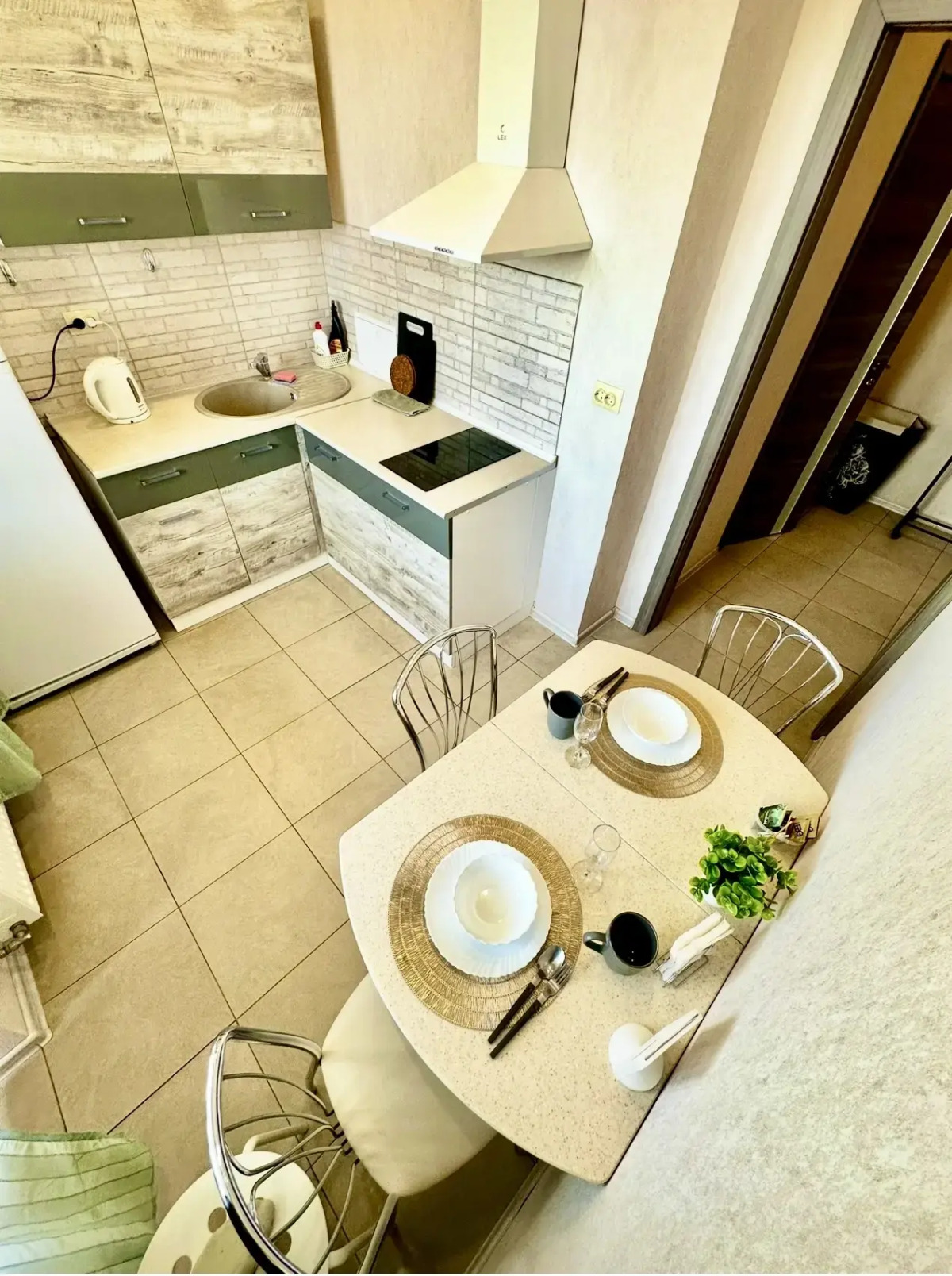 Квартира Однокомнатная с видом на город