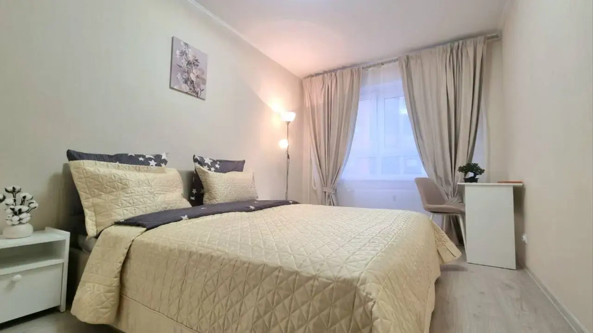 Однокомнатная квартира Natali apart в ЖК Зеленая Вертикаль на метро Лесопарковая