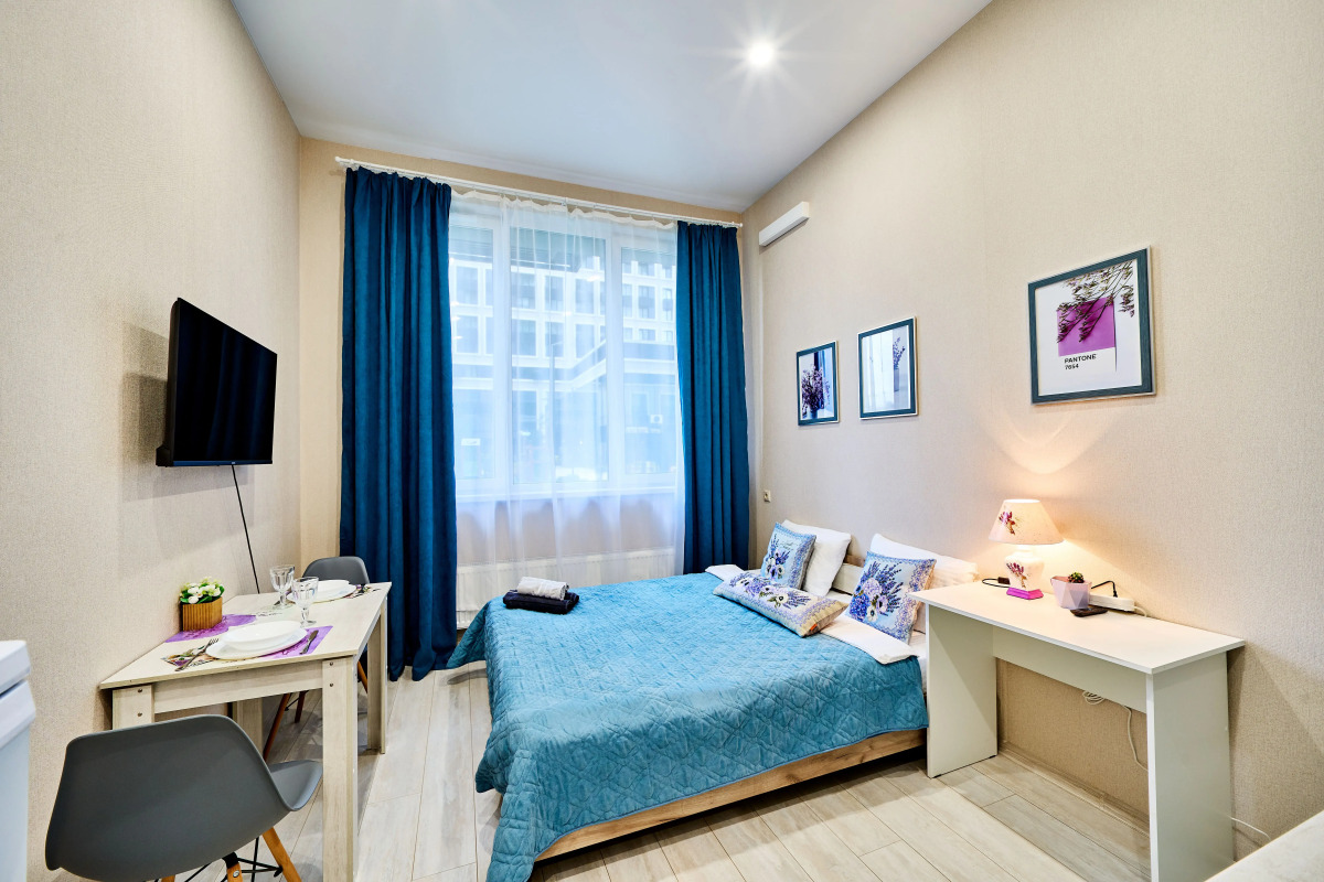 Апартаменты GOSTIO студия рядом с Микрохирургией глаза Федорова