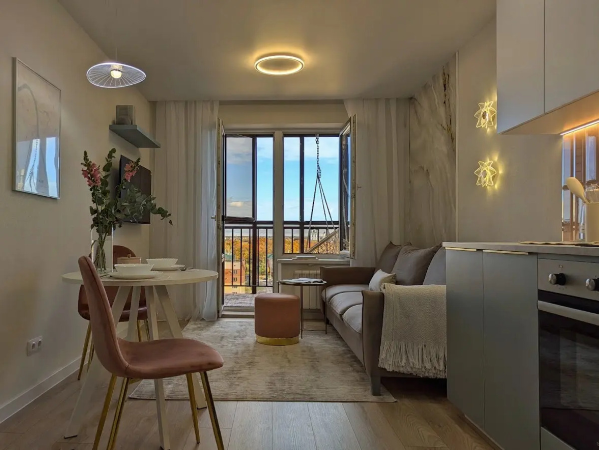 Апартаменты Уютная евродвушка