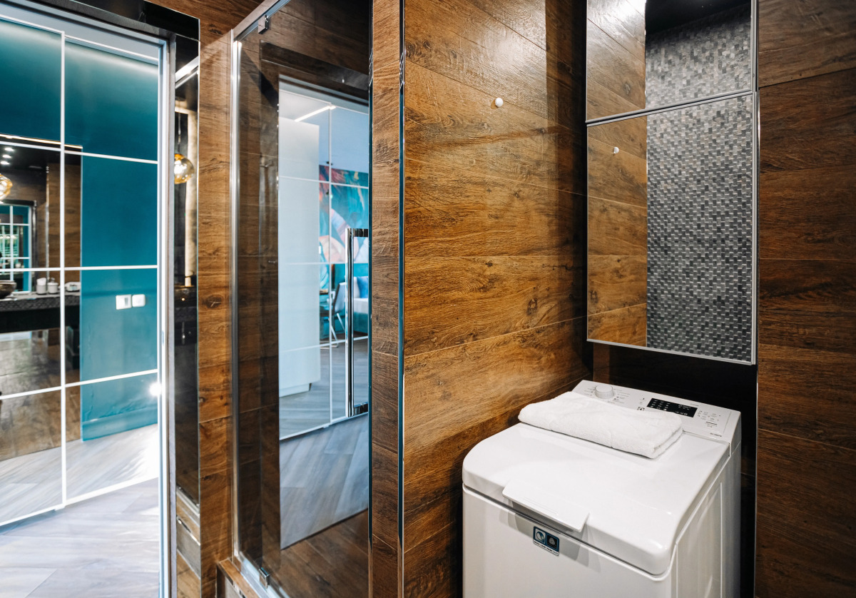 Апартаменты Lalapart Tropikana с ярким ремонтом на 30 этаже небоскреба Савеловский Сити