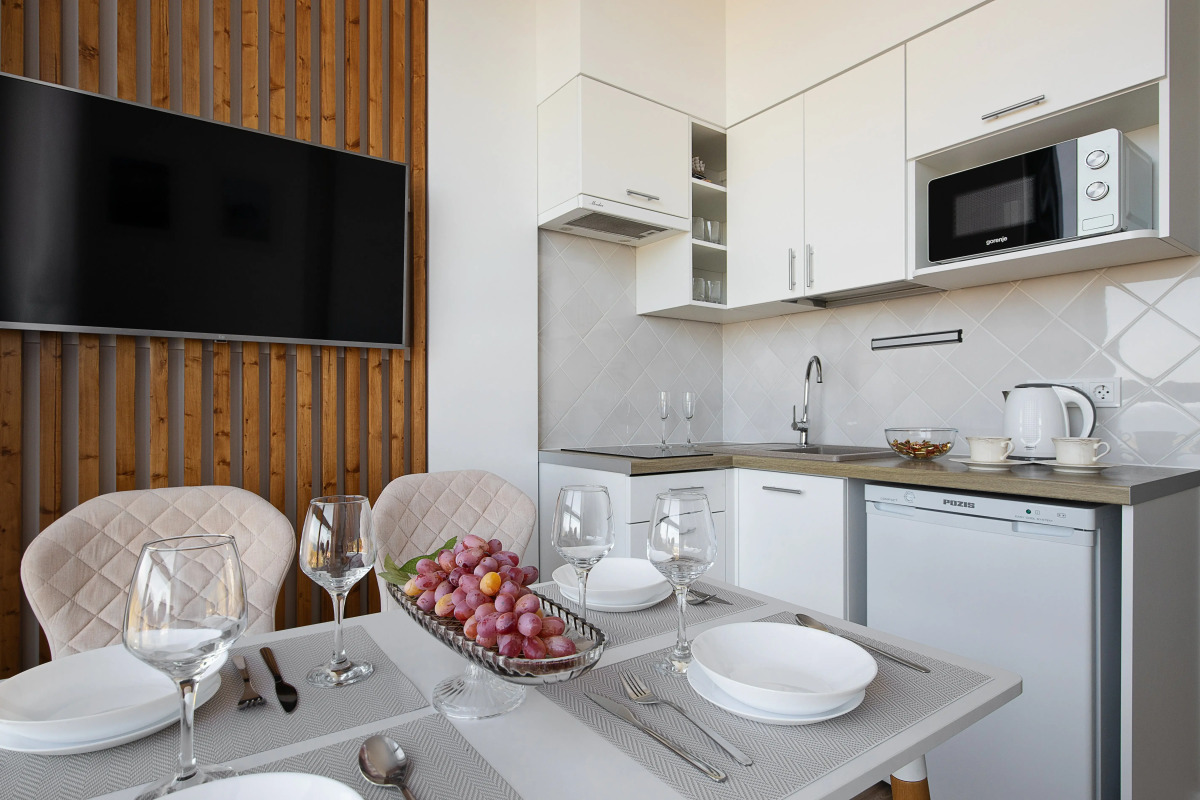 Апартаменты с видом на море на 10 этаже в комплексе Кристалл & Балтик-SPA