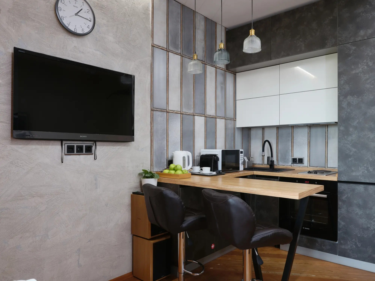 Апартаменты Wood&Stone Studio