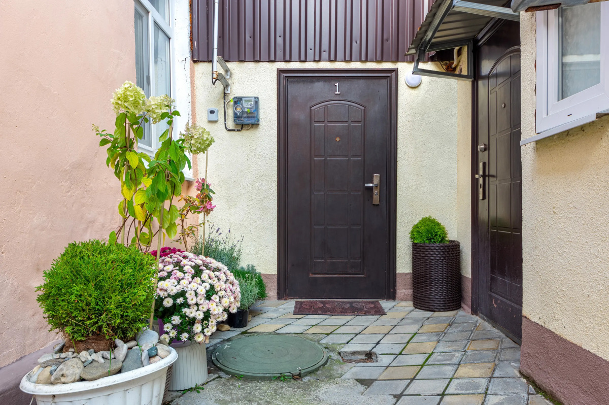 Апартаменты в парке у Стеклянной струи с видом на горы