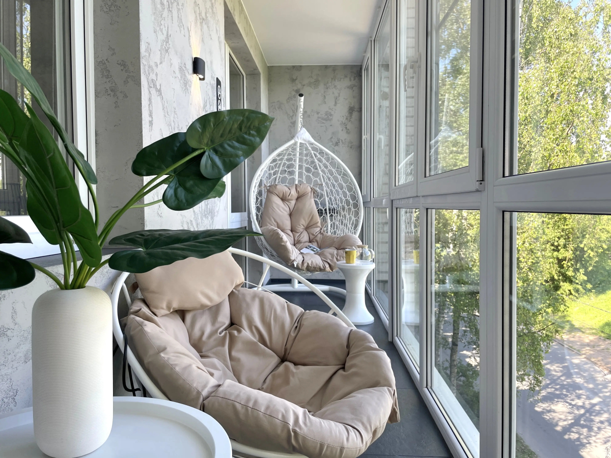 Апартаменты Стильные с Панорамным Видом