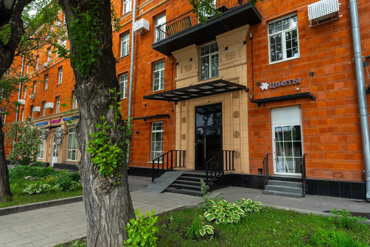 Апартаменты KeyGo 1011 Студия рядом с метро Окружная