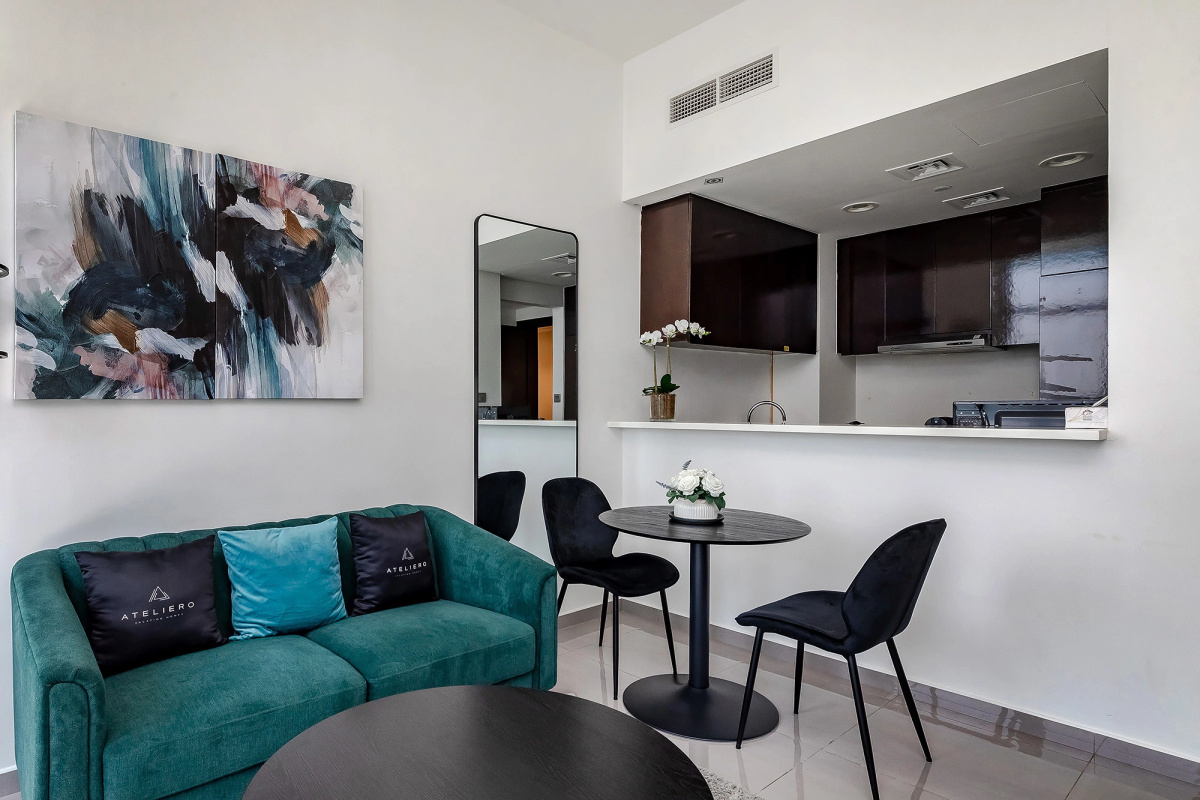Апартаменты Stylish 1BR at Damac Merano Tower with Great View