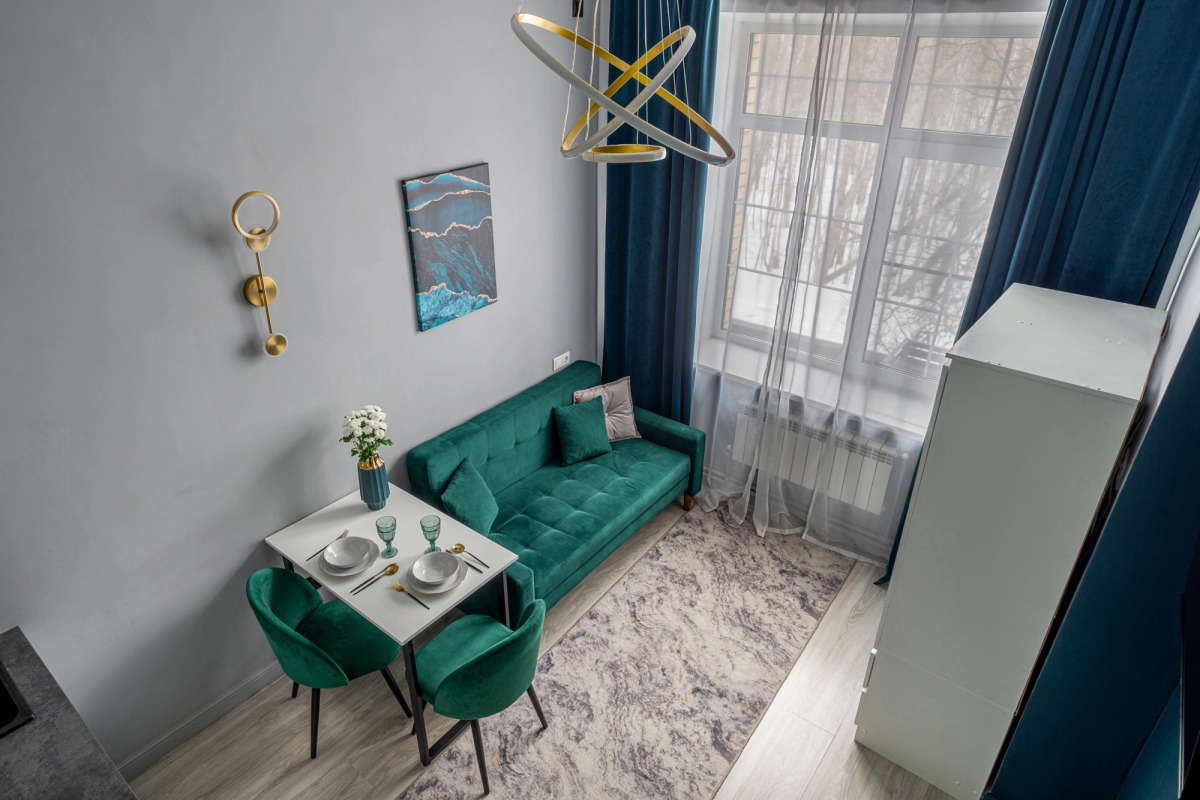 Квартира Студия Emerald Room у МЦД Вешняки