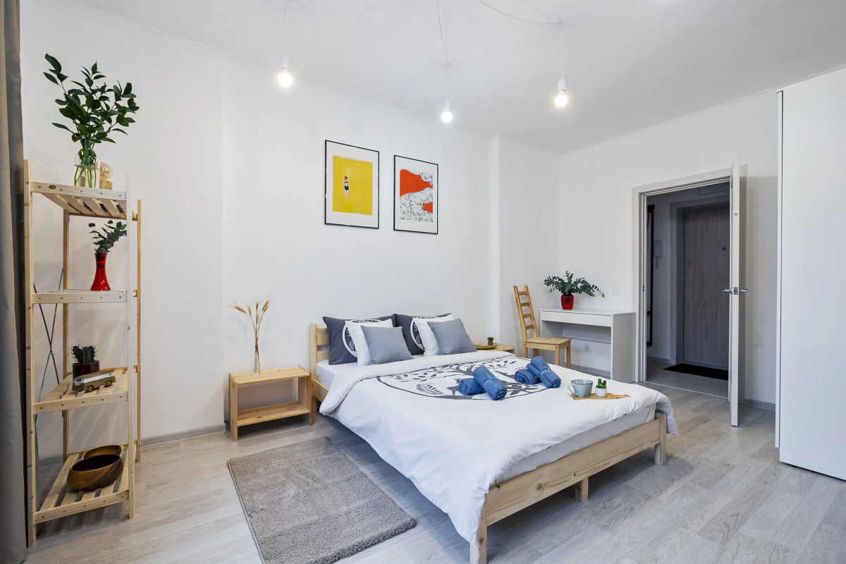 Great view 2-rooms Apartment 2 Min Walk to Raykin Plaza 2