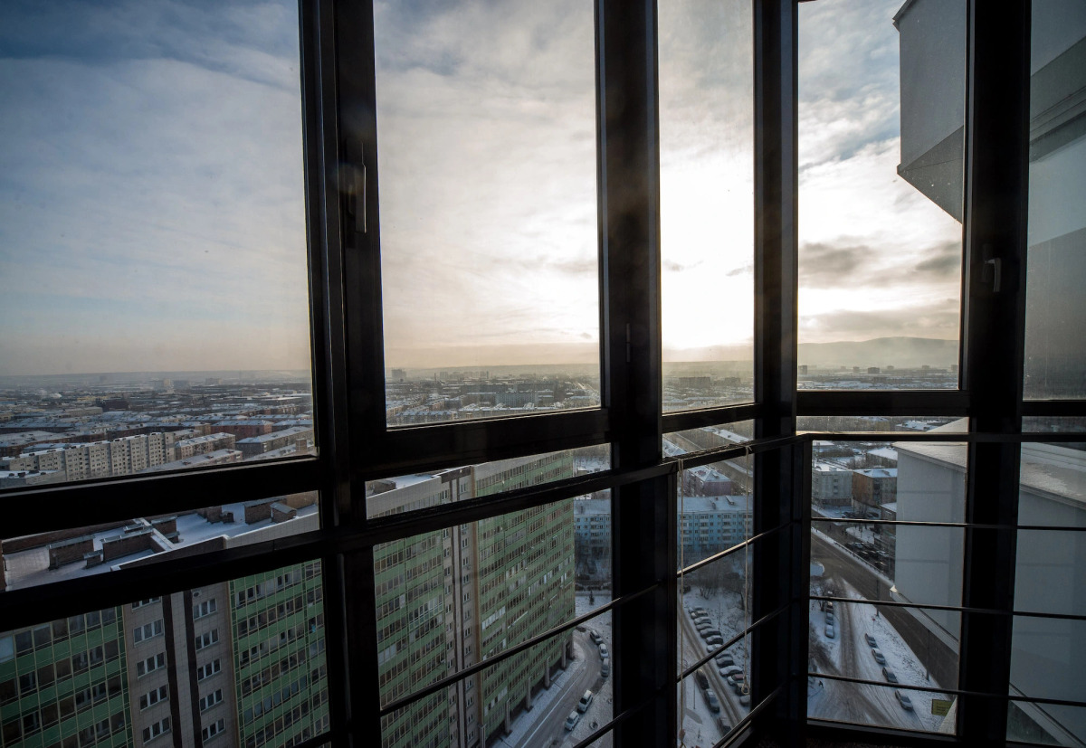 Квартира на 22 этаже с видом на город