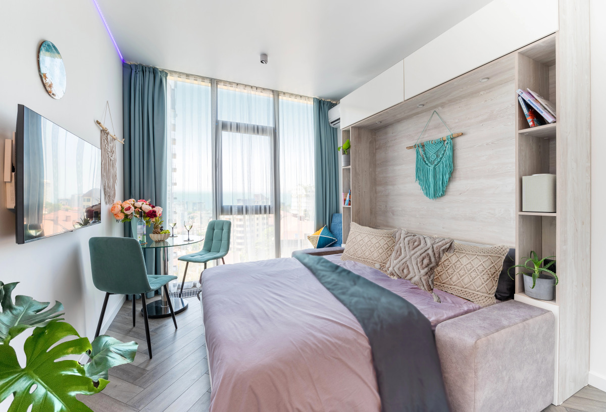 Апартаменты Умные с бассейном у Дендрария