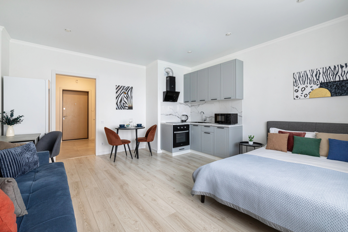 Квартира Green-4-уютная Студия в Центре