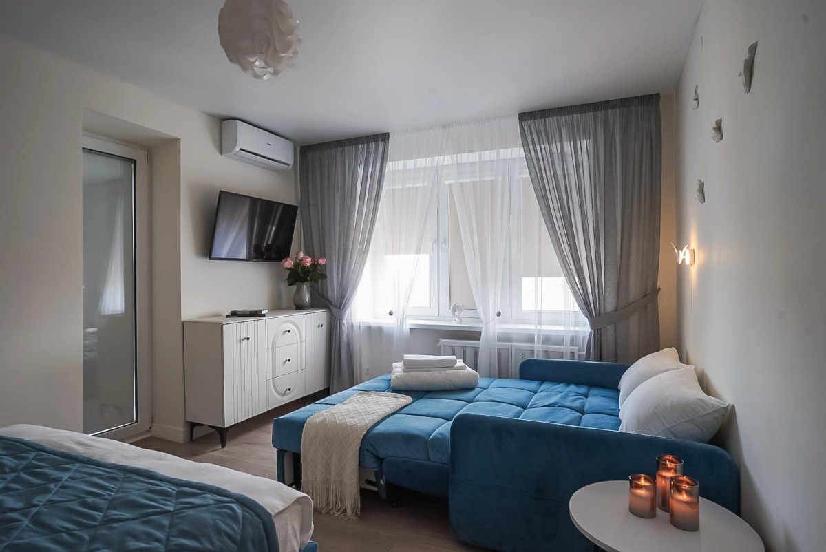 Апартаменты Zoya Apart в центре с видом на Верхний пруд и музей Янтаря