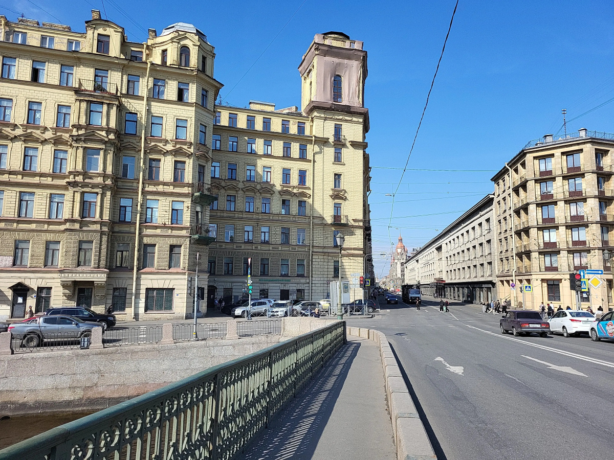 Квартира Студия в Центре на Фонтанке для троих