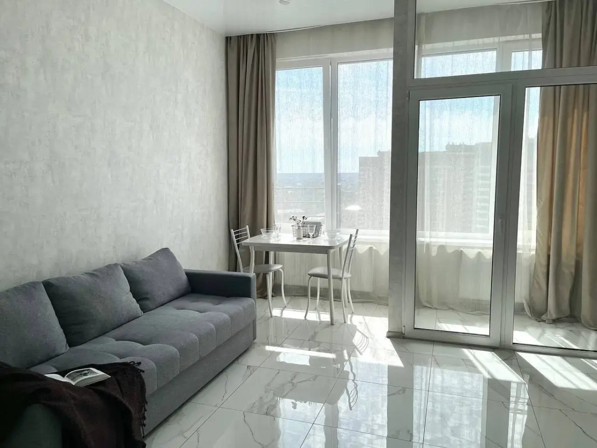 Квартира Мраморная с видом на город в ЖК Панорама