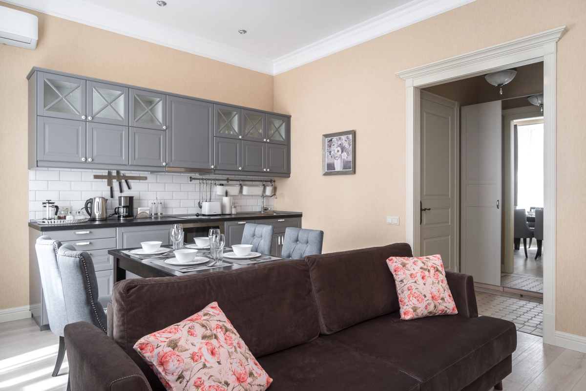 Апартаменты D на Невском проспекте с одной спальней