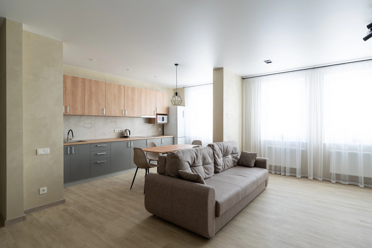 Апартаменты KazanHome Просторные с панорамным балконом и видом на город