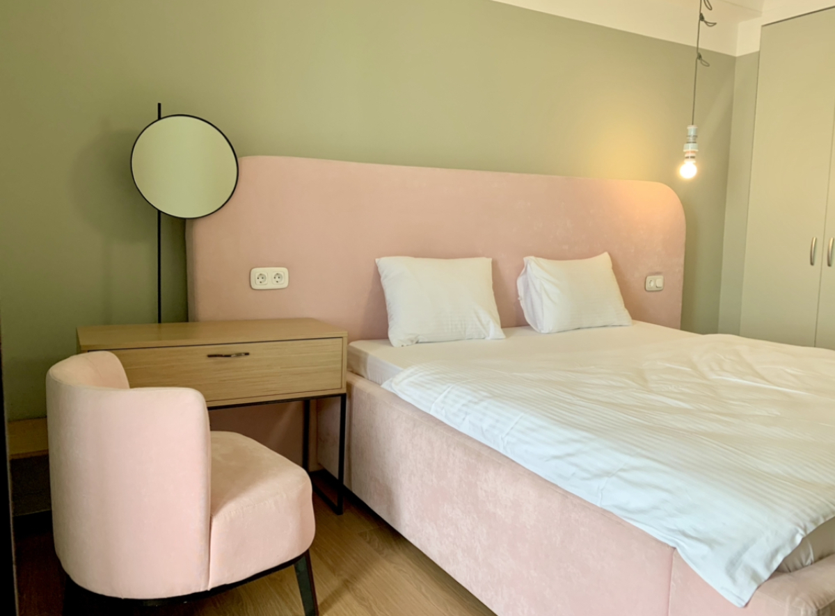 Квартира Aparts Pro Нежная 1-ком с панорамным балконом в ЖК Арго на 11 этаже