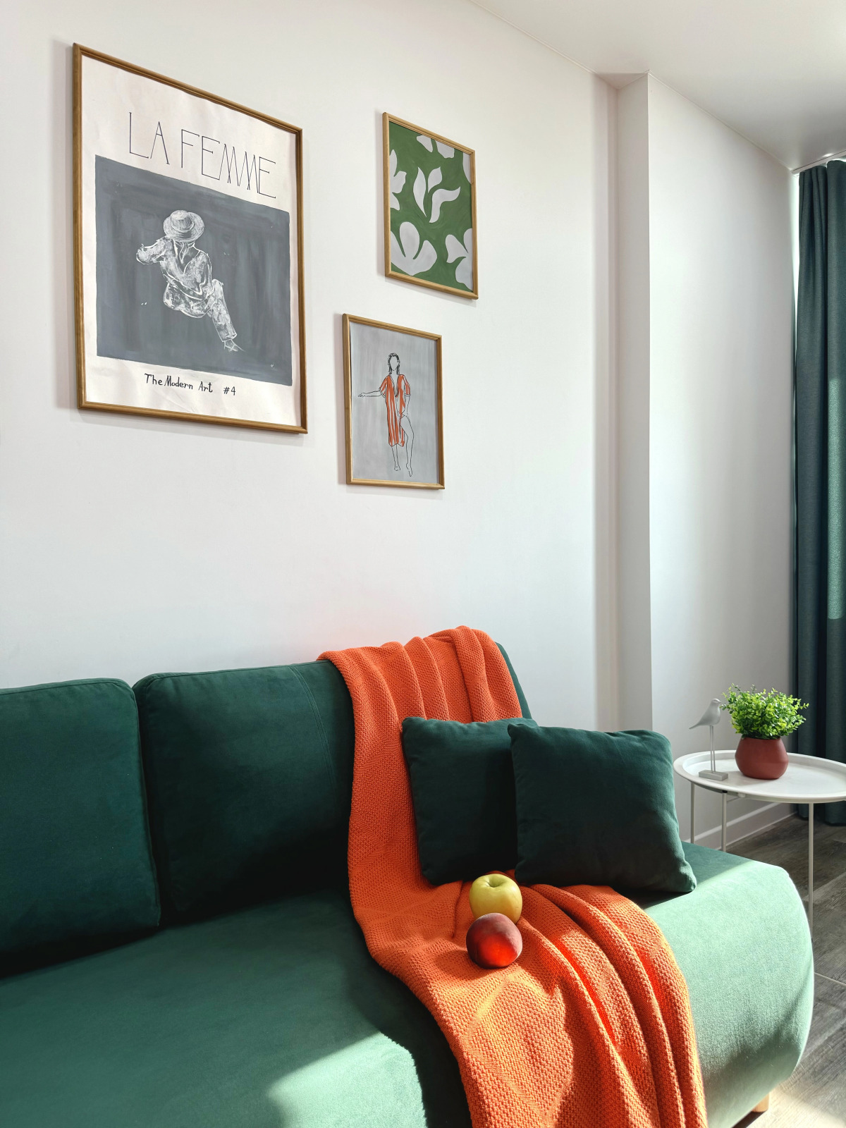 Квартира В скандинавском стиле с красивым видом на город для 4х гостей