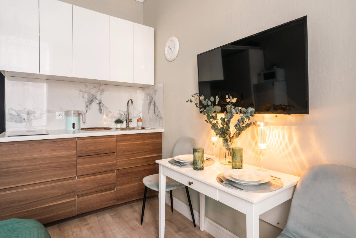 Апартаменты Студия Bon Voyage у метро Окружная