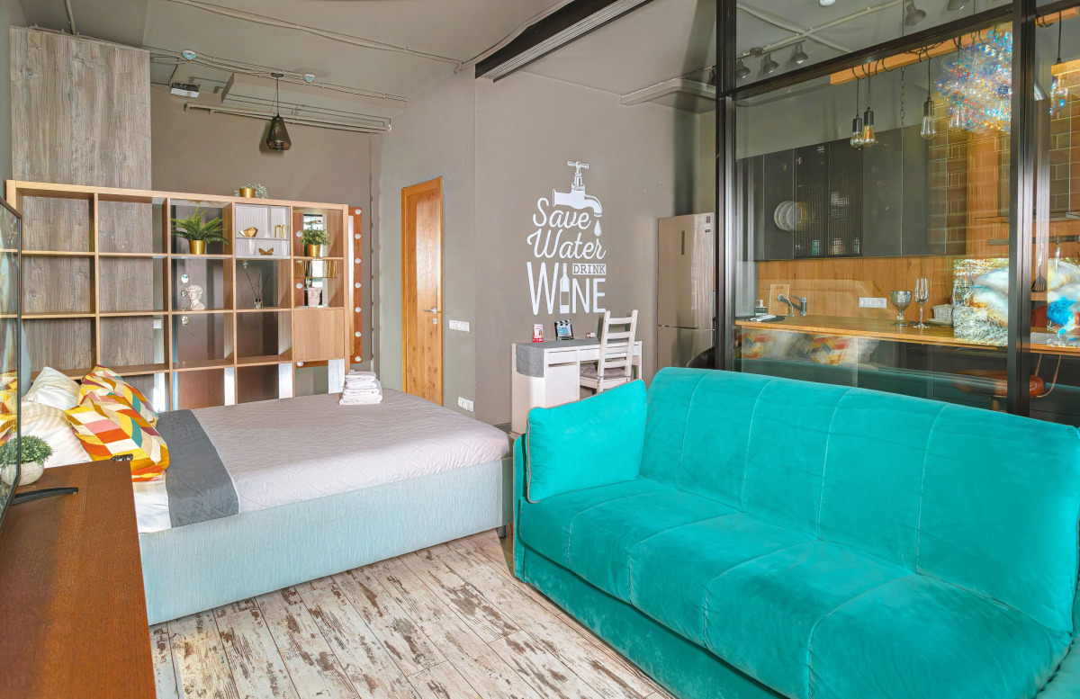 Апартаменты Lalapart Bubble Quest с просторной кухней у метро Дмитровская