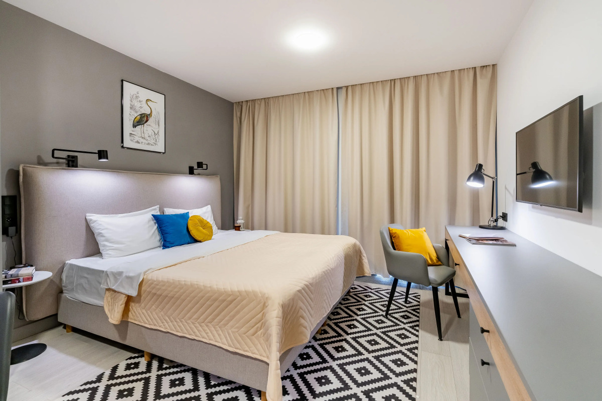 Апартаменты Sova Yard View Beige