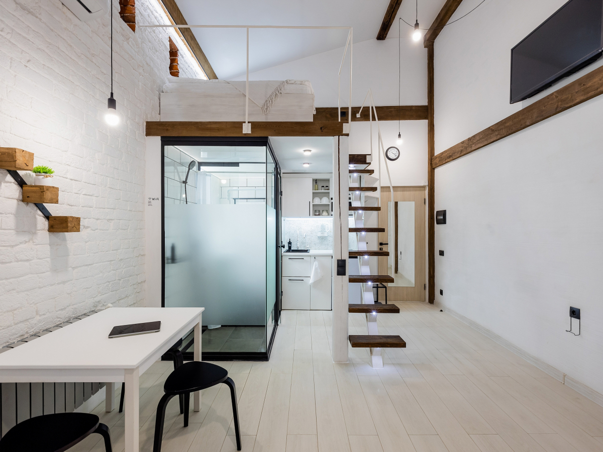 Апартаменты Лофт 2 Двухуровневые на Грузинской Улице 41А