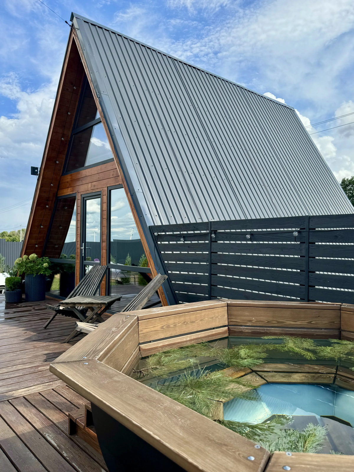Частный дом в стиле A-frame
